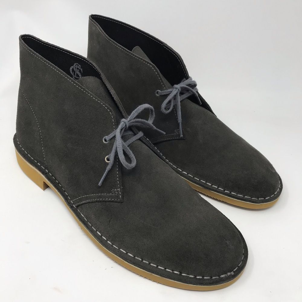 Clarks Desert Boot Grey Suede Chukka